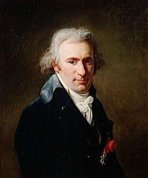 Jean-Baptiste Canthaney, vintage artwork by Henri-Pierre Danloux, 12x8" (A4) Poster