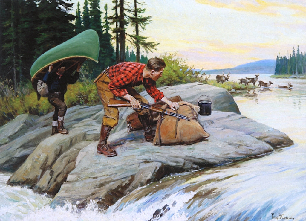 Their Lucky Day, vintage artwork by Philip R. Goodwin, 12x8" (A4) Poster