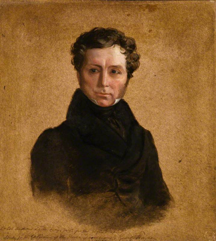 Sir Andrew Leith-Hay, vintage artwork by George Hayter, 12x8" (A4) Poster