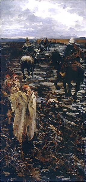 Going to the East by Jacek Malczewski,A3(16x12")Poster