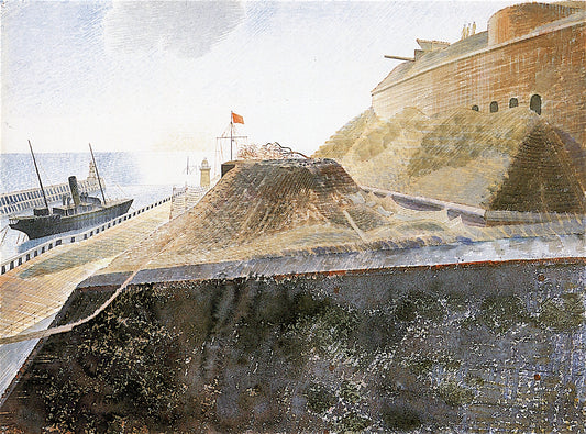 Coastal Defences by Eric Ravilious,16x12(A3) Poster