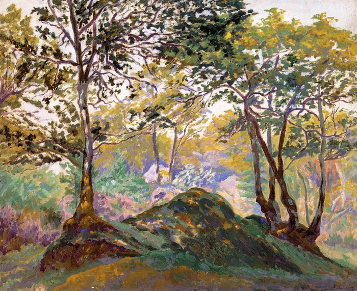 Clearing in Ecouves Forest by Paul Ranson,A3(16x12