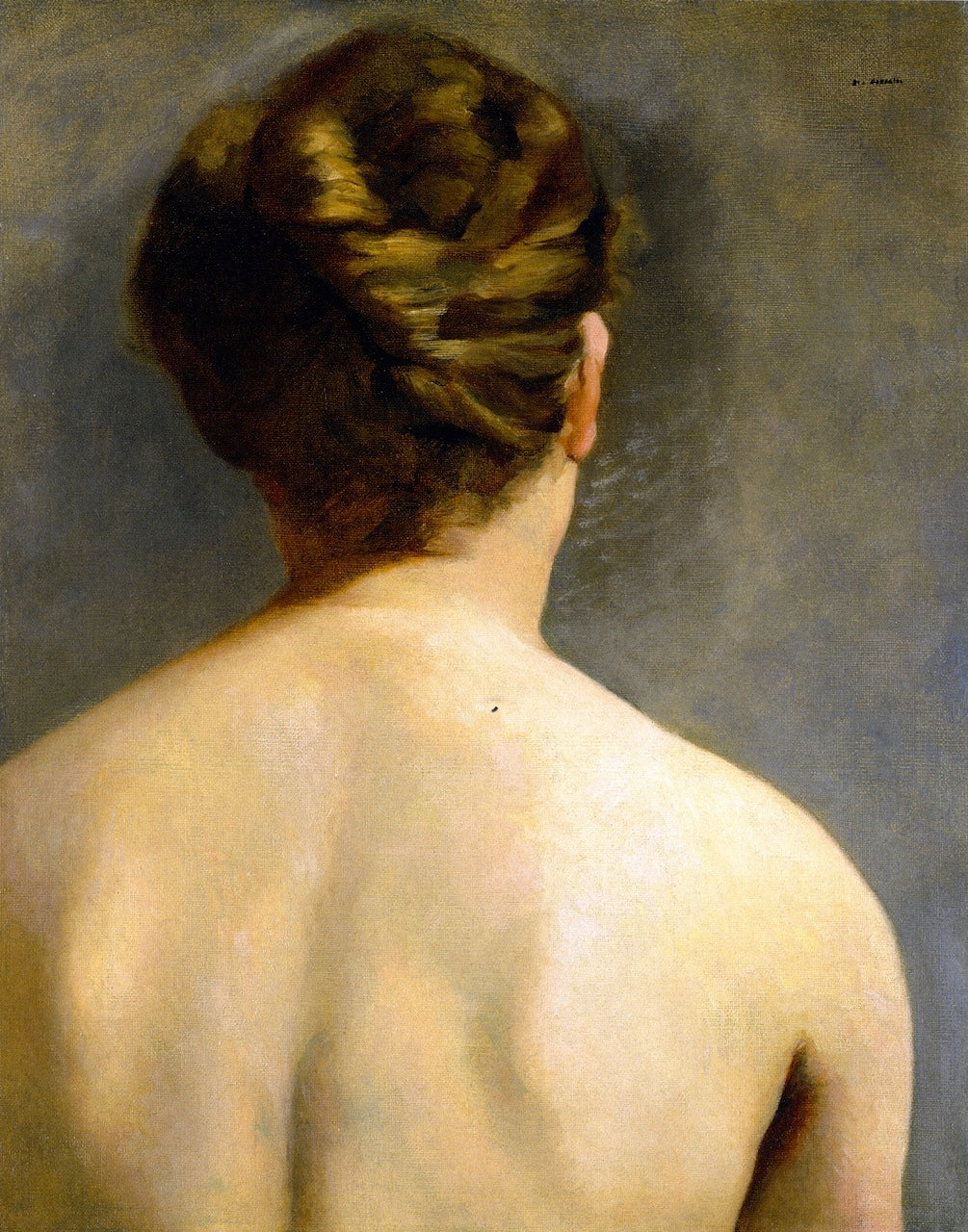 The Chignon, vintage artwork by Eva Gonzales, 12x8" (A4) Poster