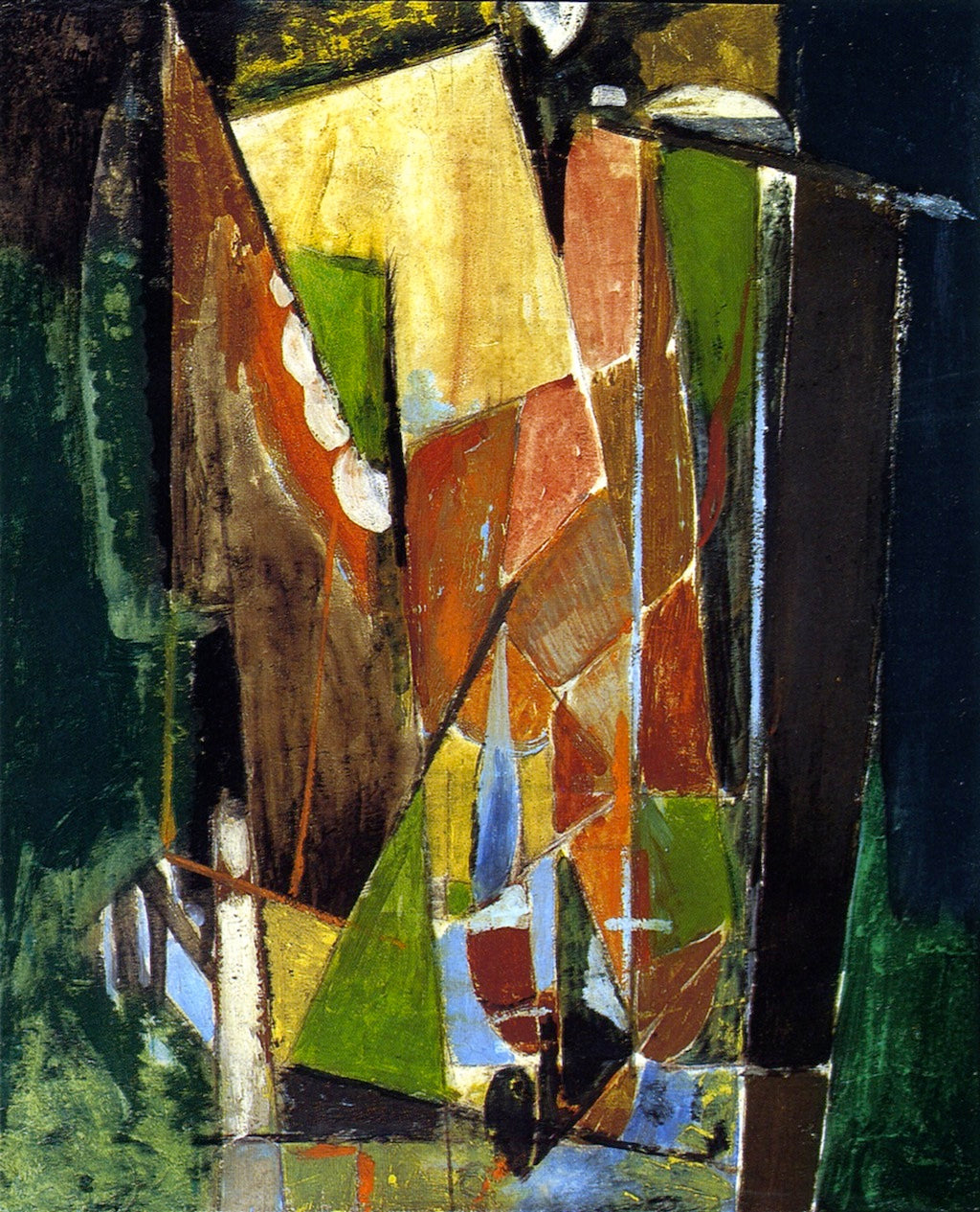 Abstract Portraits: Man and Woman by Alfred Henry Maurer,A3(16x12")Poster