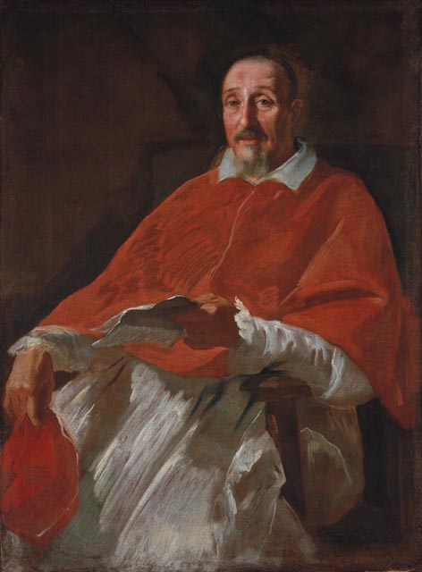 Cardinal Lelio Biscia, vintage artwork by Andrea Sacchi, 12x8" (A4) Poster