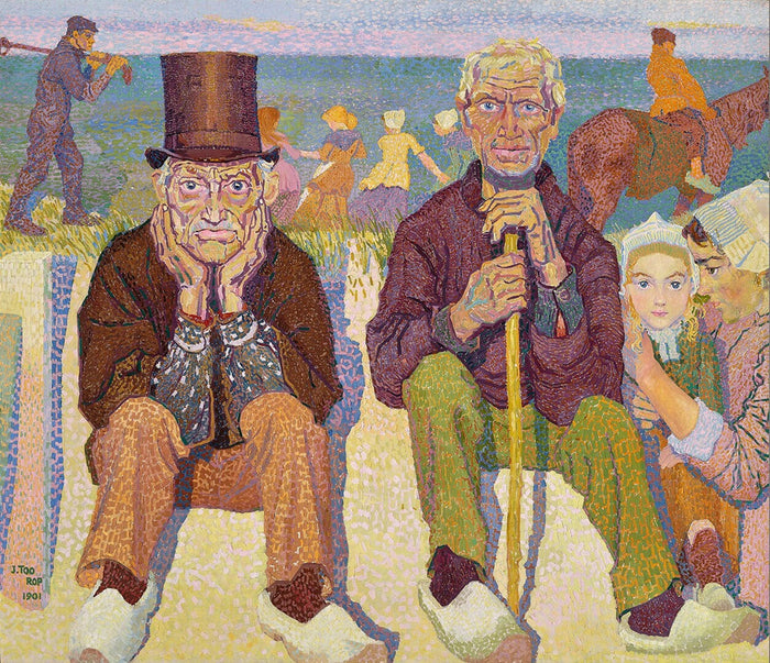 Old Men by the Sea by Jan Toorop,A3(16x12