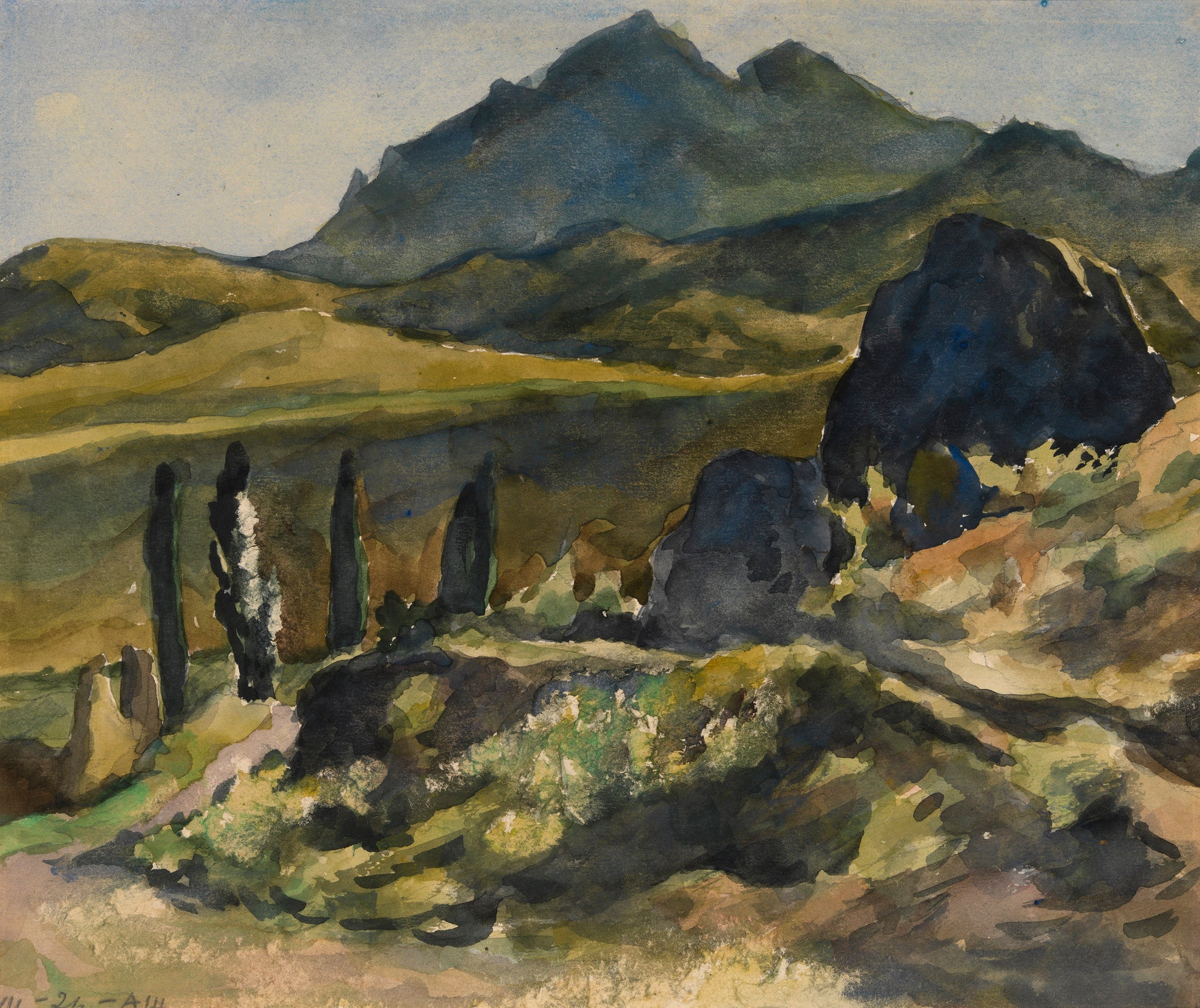 Crimean Landscape by Alexander Shevchenko,16x12(A3) Poster