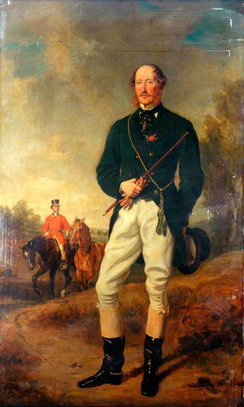 Henry Edward Colville, Viscount Colville of Culross, vintage artwork by Sir Francis Grant, P.R.A., A3 (16x12") Poster Print