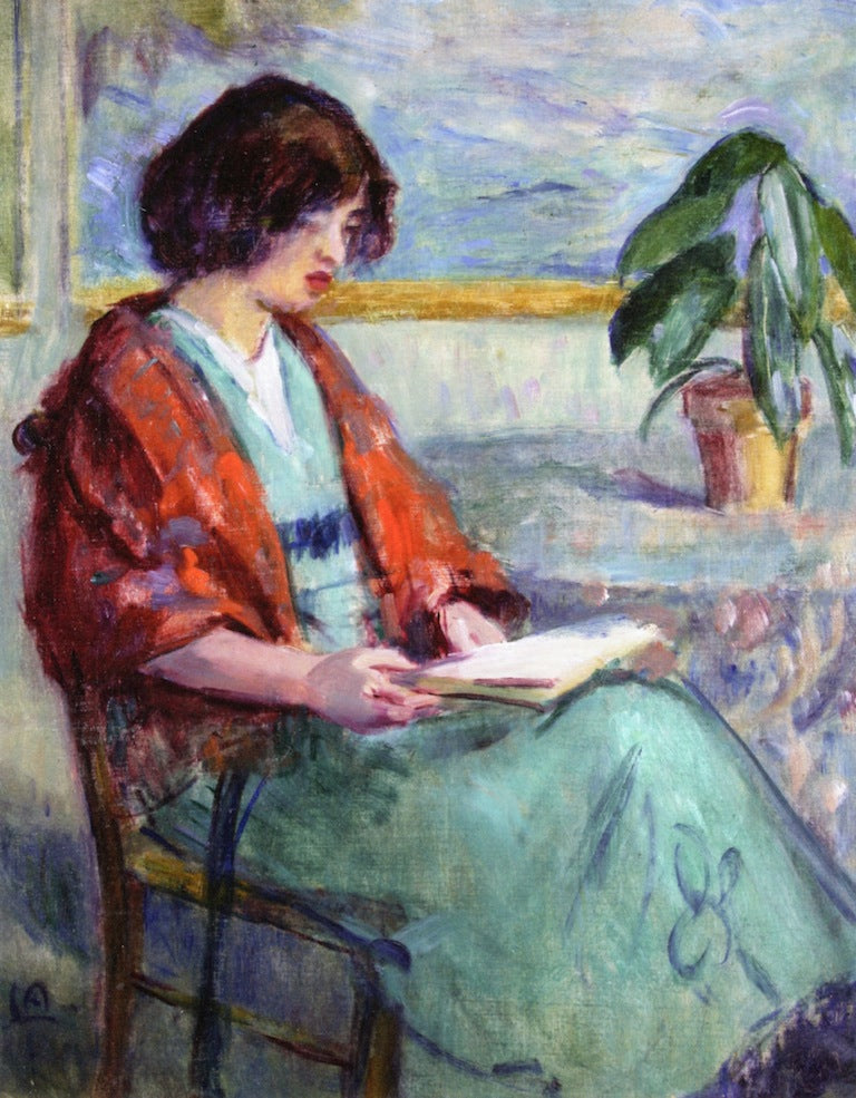 Mrs. Abrams in Paris by Lucien Abrams,A3(16x12")Poster