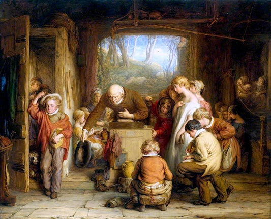 The Last In, vintage artwork by William Mulready, 12x8" (A4) Poster