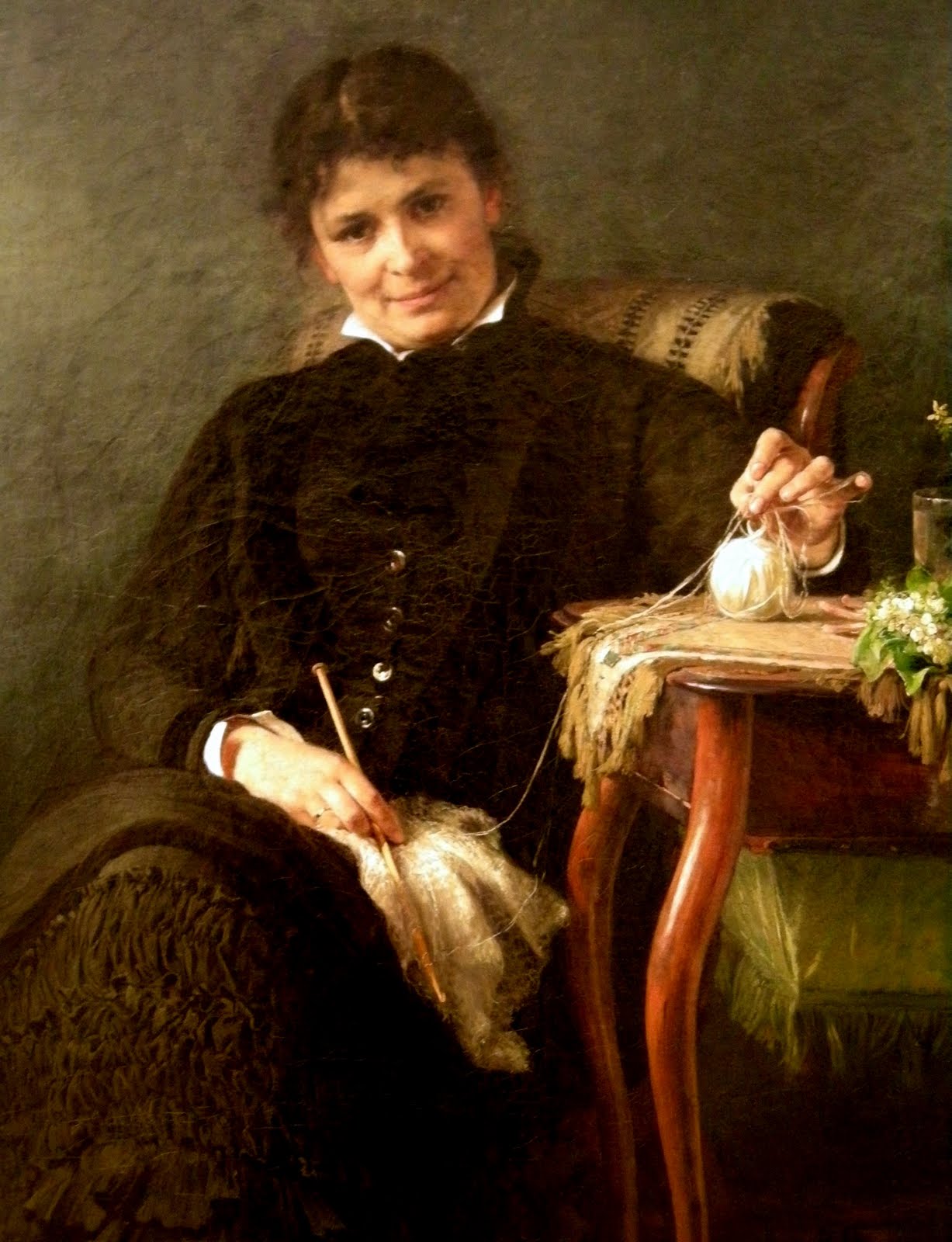 Anna Seekamp, vintage artwork by Bertha Wegmann, 12x8" (A4) Poster
