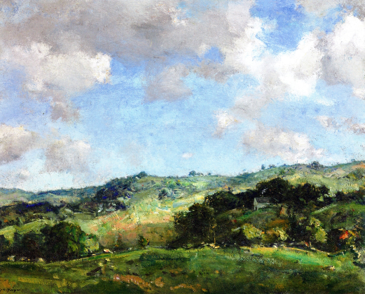 Passing Summer by Charles Harold Davis,A3(16x12")Poster