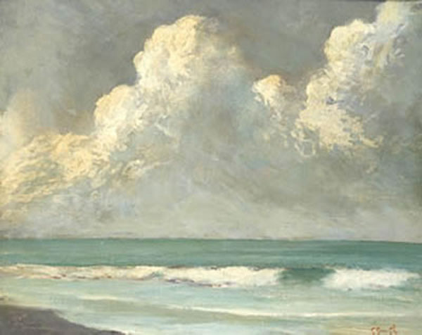 Marina con nubes by Gillermo Gomez Gil,A3(16x12")Poster