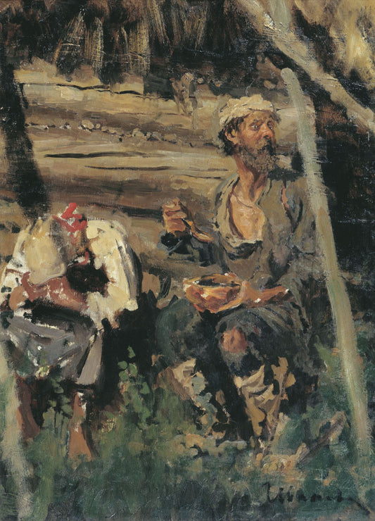 Fugitive, vintage artwork by Sergei Ivanov, 12x8" (A4) Poster