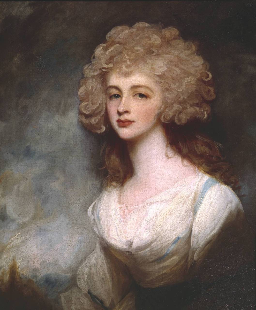 Lady Altamont, vintage artwork by George Romney, 12x8" (A4) Poster