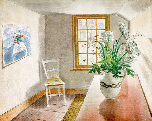 Ironbridge Interior, vintage artwork by Eric Ravilious, 12x8" (A4) Poster