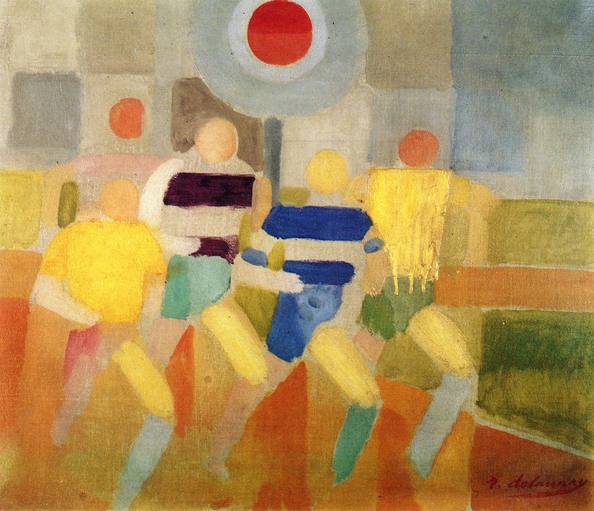 Race Walkers by Robert Delaunay,16x12(A3) Poster