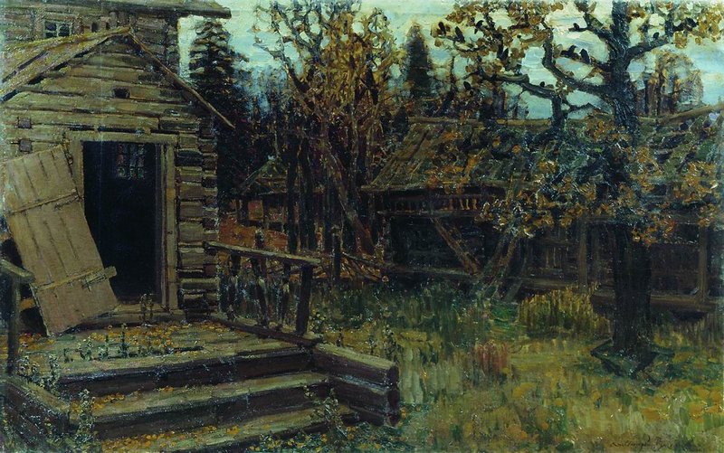 The Abandoned House by Apollinari Vasnetsov,A3(16x12")Poster