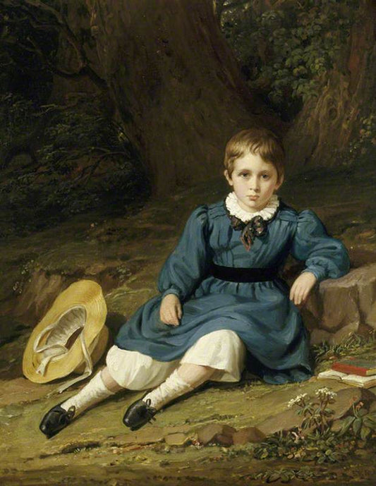 Henry George Tierney Elton as a Boy, vintage artwork by Edward Villiers Rippingille, A3 (16x12") Poster Print