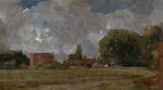 Golding Constable's House, East Bergholt: The Artist's Birthplace, vintage artwork by John Constable, 12x8" (A4) Poster