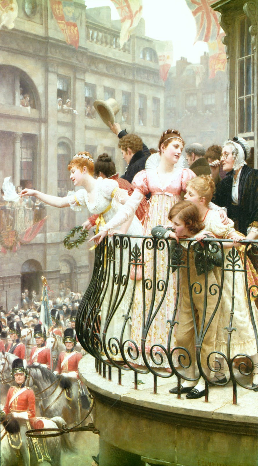 In 1816, vintage artwork by Edmund Blair Leighton, 12x8" (A4) Poster
