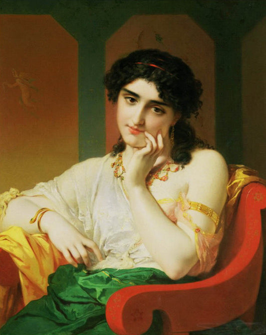 A Classical Beauty, vintage artwork by Pierre Olivier Joseph Coomans, A3 (16x12") Poster Print