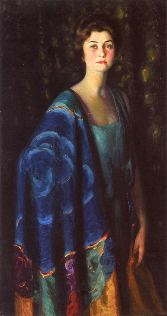 ortrait of Evangeline Breustes Johnson by Pierre Troubetzkoy,A3(16x12")Poster