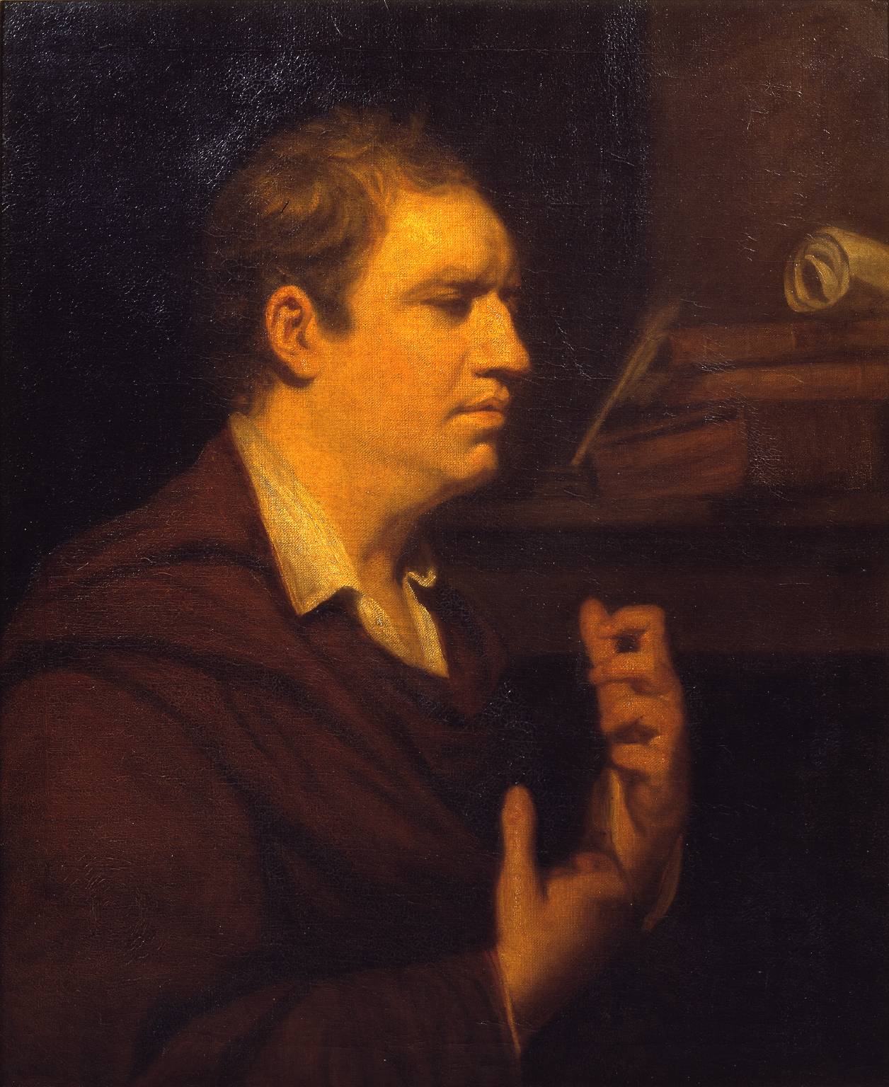 Doctor Johnson Arguing, vintage artwork by Sir Joshua Reynolds, 12x8" (A4) Poster