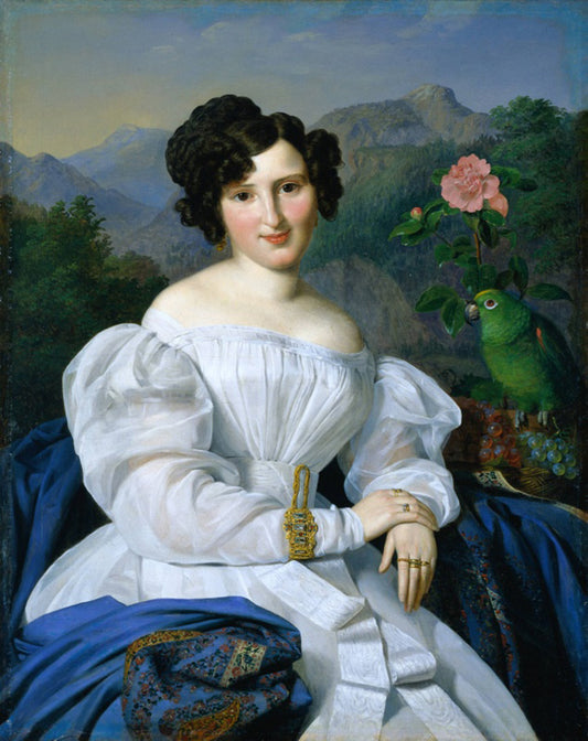 Countess Szechenyi, vintage artwork by Ferdinand Georg Waldmüller, A3 (16x12") Poster Print