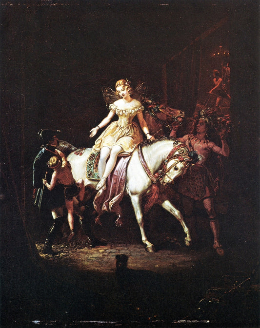 The Circus Rider, vintage artwork by Charles Christian Nahl, A3 (16x12") Poster Print