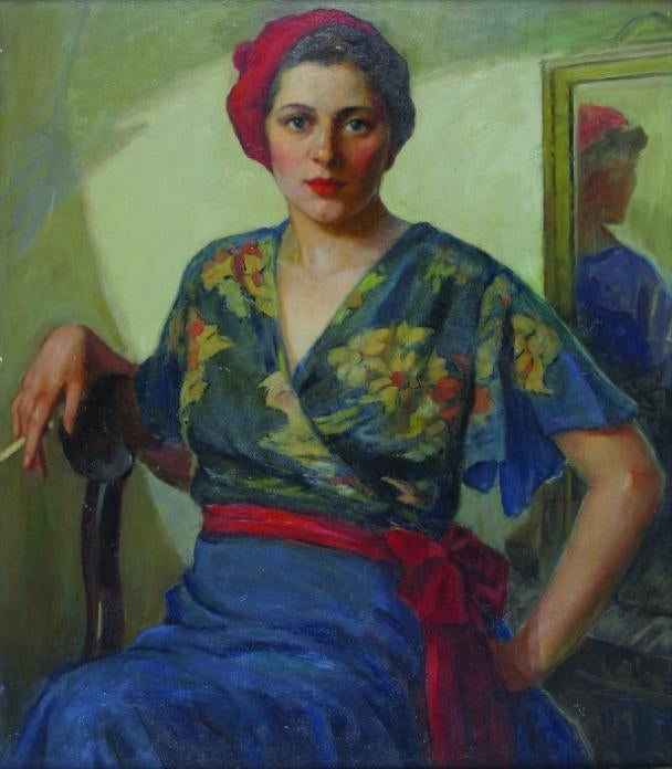 Cigarette Girl by Pauline Lennards Palmer,A3(16x12")Poster
