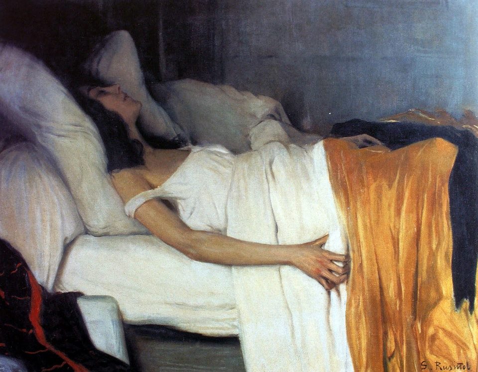 La morfina by Santiago Rusinol Prats,A3(16x12")Poster