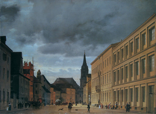 Klosterstrasse, Berlin, vintage artwork by Eduard Gaertner, A3 (16x12") Poster Print