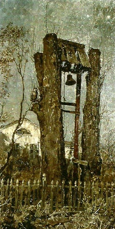 The Clock Bell by Johan Krouthen,A3(16x12")Poster