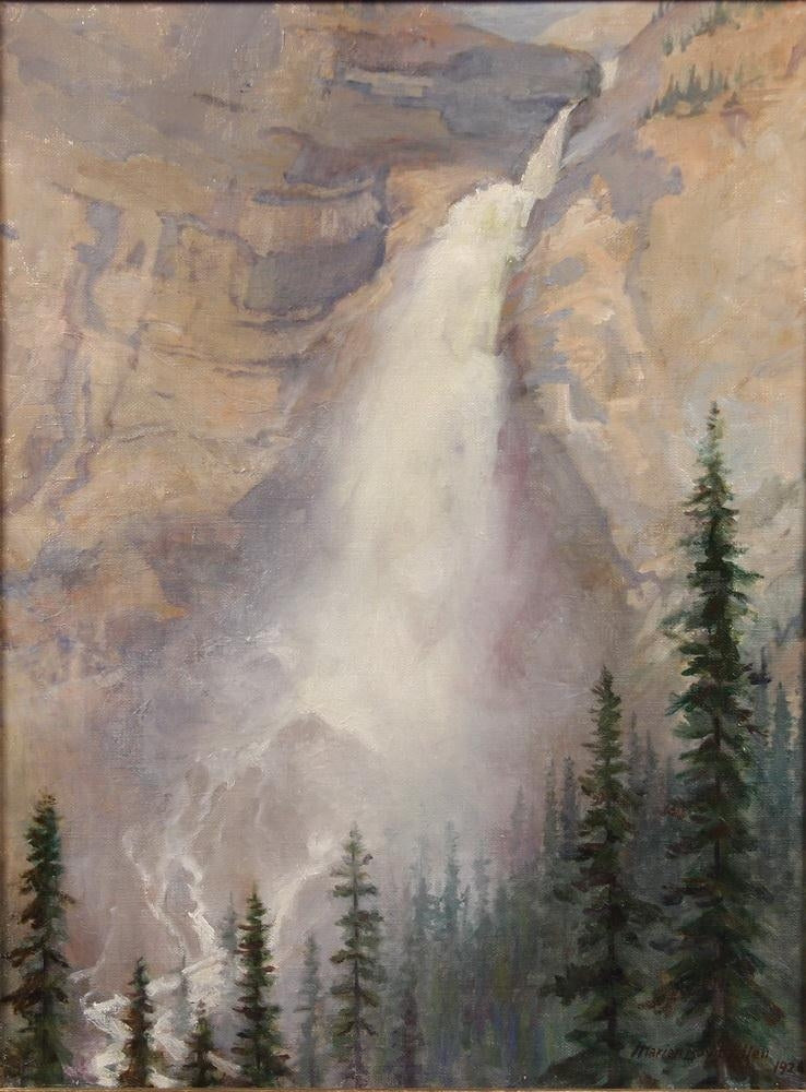 Takakkaw Falls, Yoho Valley by Marion Boyd Allen,A3(16x12")Poster