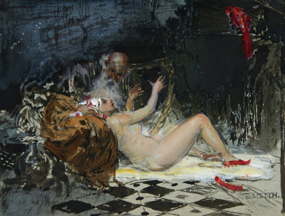 Hypnose by Eduard Veith,A3(16x12")Poster