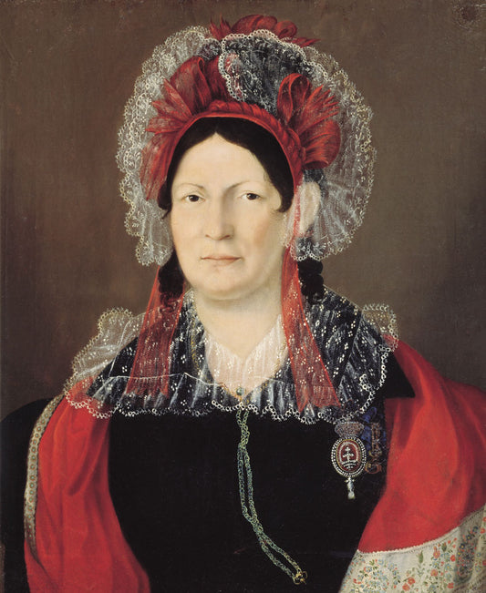 Portrait of M.A. Golitsyna, vintage artwork by Mikhail Terebenev, A3 (16x12") Poster Print