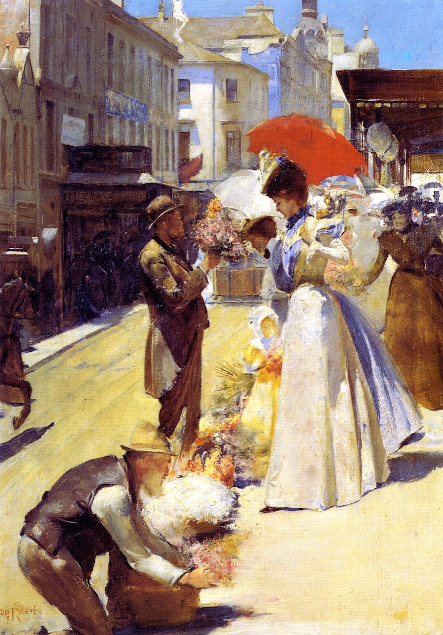 Christmas Flowers and Christmas Belles by Tom Roberts,A3(16x12")Poster
