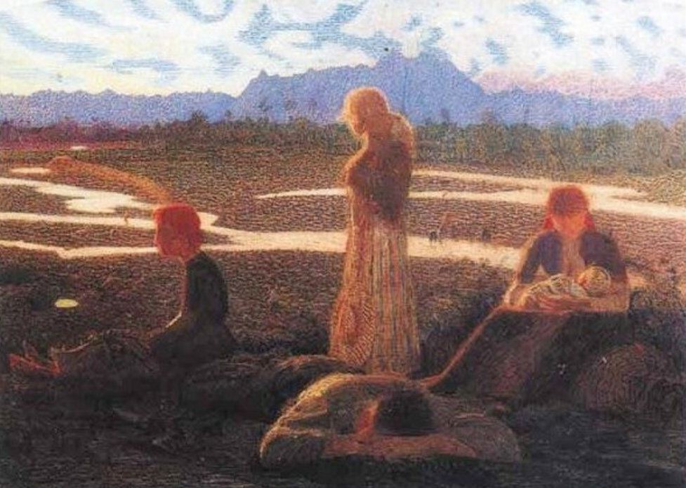 Family of emigrants by Giuseppe Pellizza da Volpedo,A3(16x12")Poster