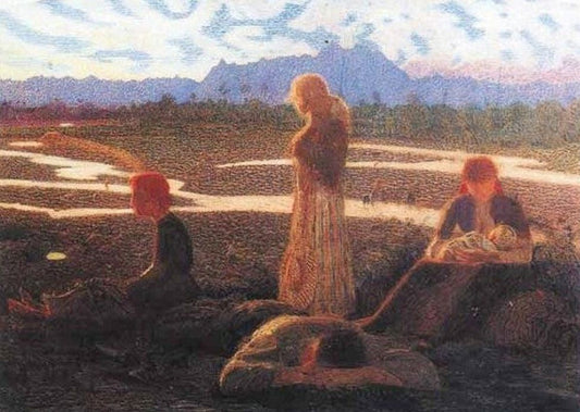 Family of emigrants by Giuseppe Pellizza da Volpedo,A3(16x12")Poster