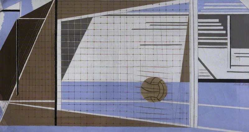 Footballers Prefer Shell, vintage artwork by Paul Nash, 12x8" (A4) Poster
