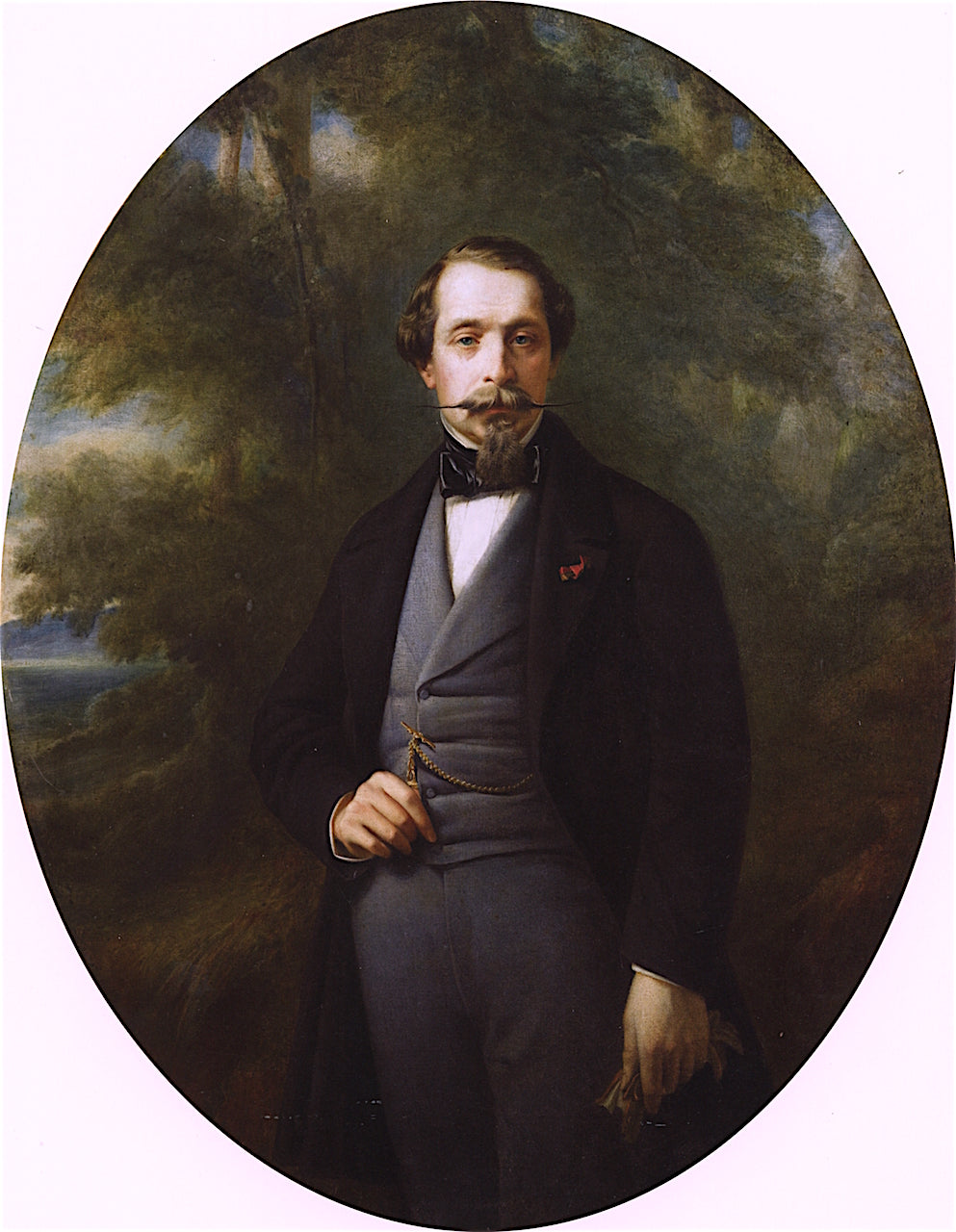 Emperor Napoleon III, vintage artwork by Franz Xavier Winterhalter, A3 (16x12") Poster Print