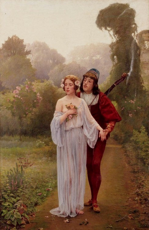 Illusion, vintage artwork by Charles-Bertrand d'Entraygues, 12x8" (A4) Poster