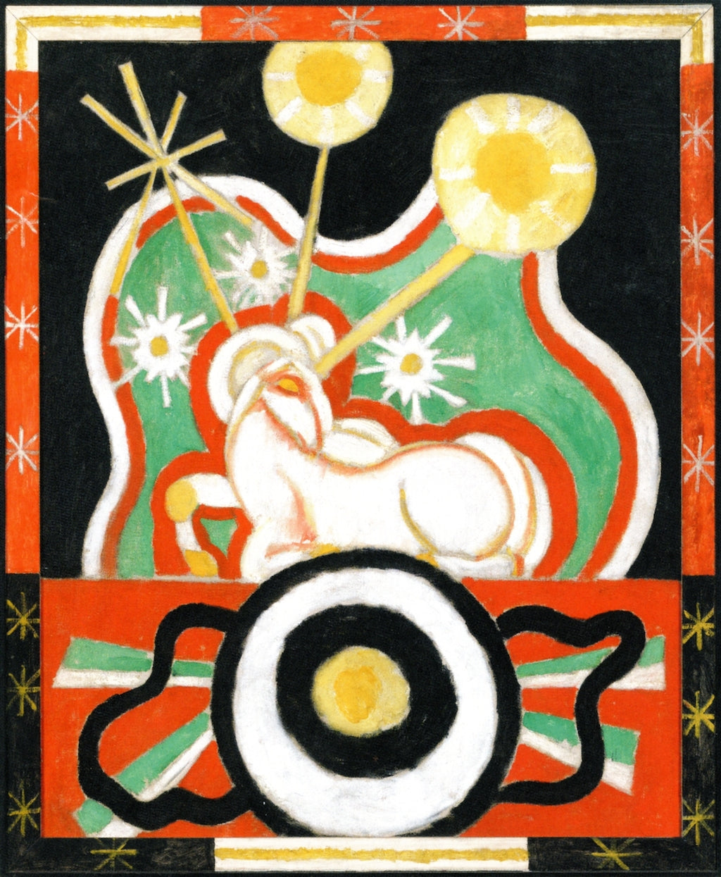 Forms Abstracted, vintage artwork by Marsden Hartley, 12x8" (A4) Poster