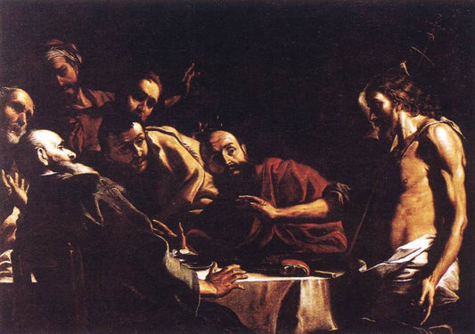 Saint John Reproaching Herod, vintage artwork by Mattia Preti, 12x8" (A4) Poster