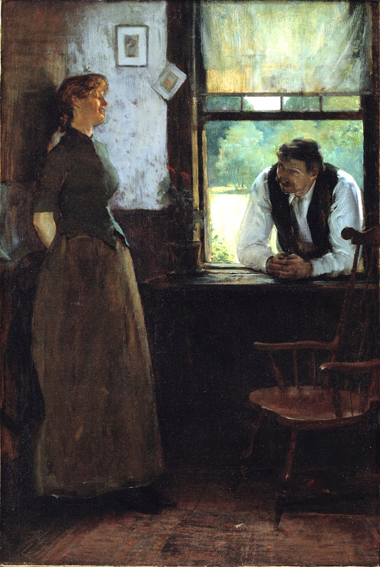 One Day in June, vintage artwork by William Thomas Smedley, 12x8" (A4) Poster