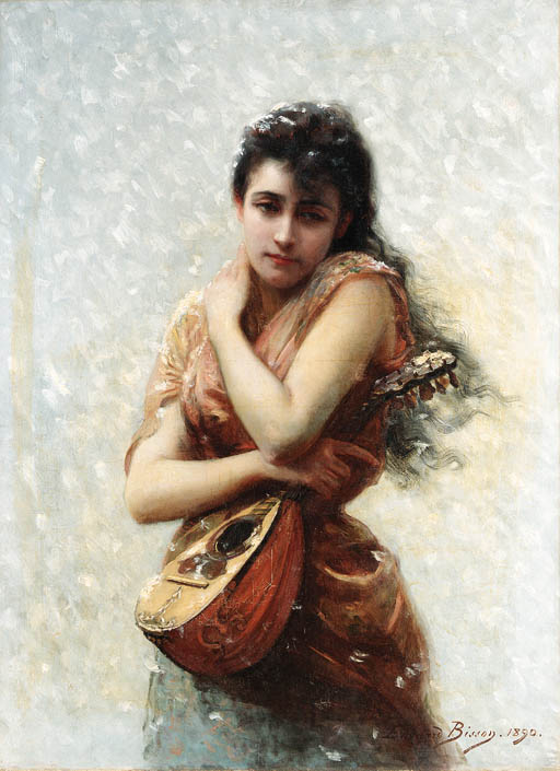 La cigale (The Cicada) by Edouard Bisson,A3(16x12")Poster