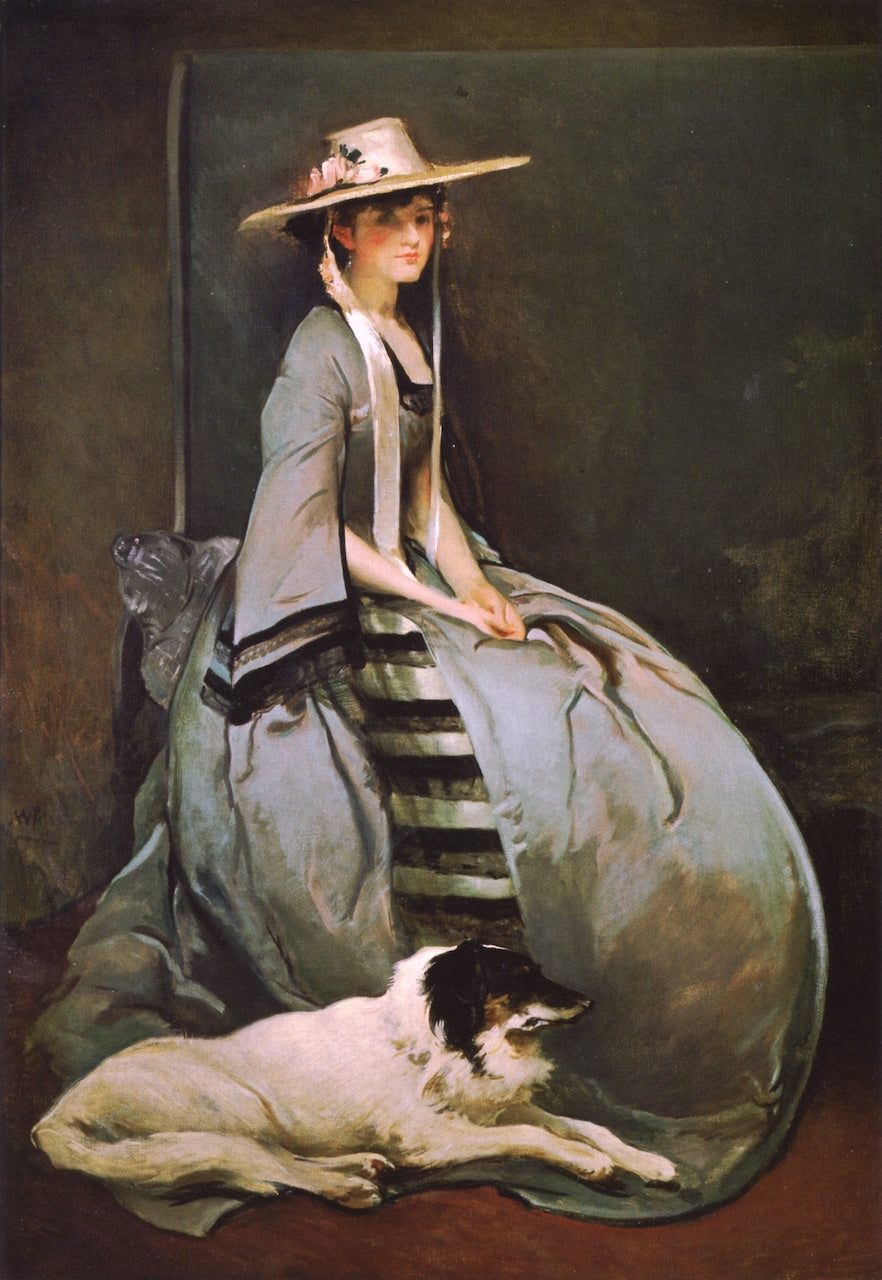 Aurora Leigh, vintage artwork by John White Alexander, 12x8" (A4) Poster
