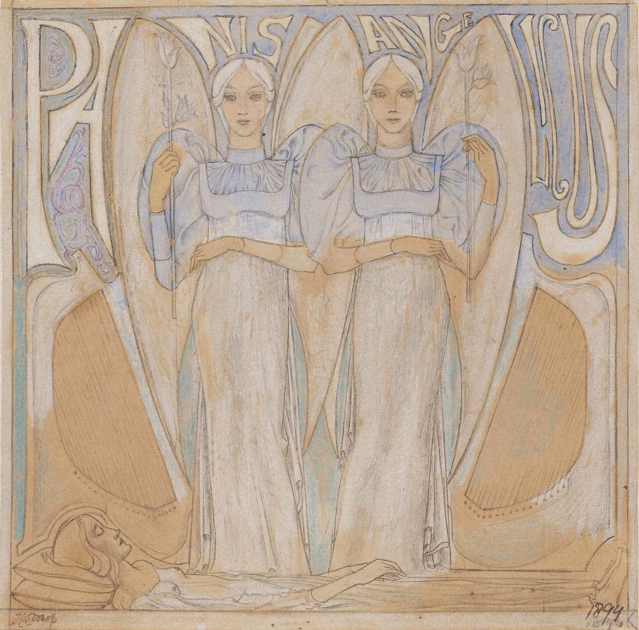 Panis Angelicus by Jan Toorop,A3(16x12")Poster