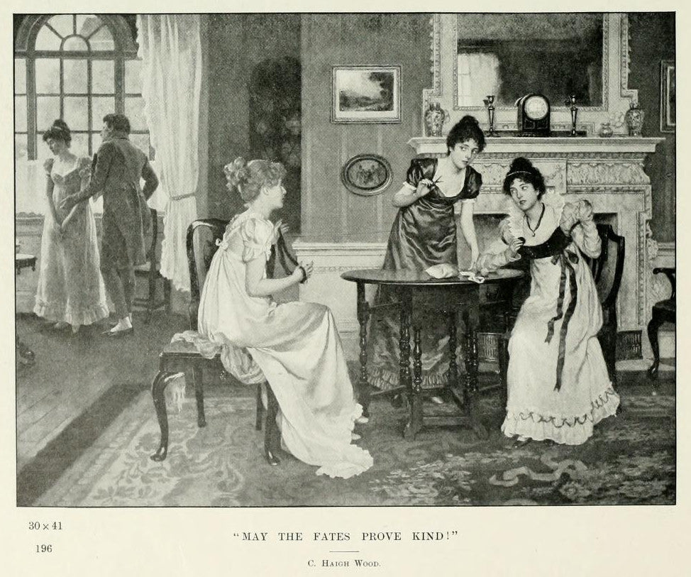May The Fates Prove Kind by Charles Haigh Wood,A3(16x12")Poster